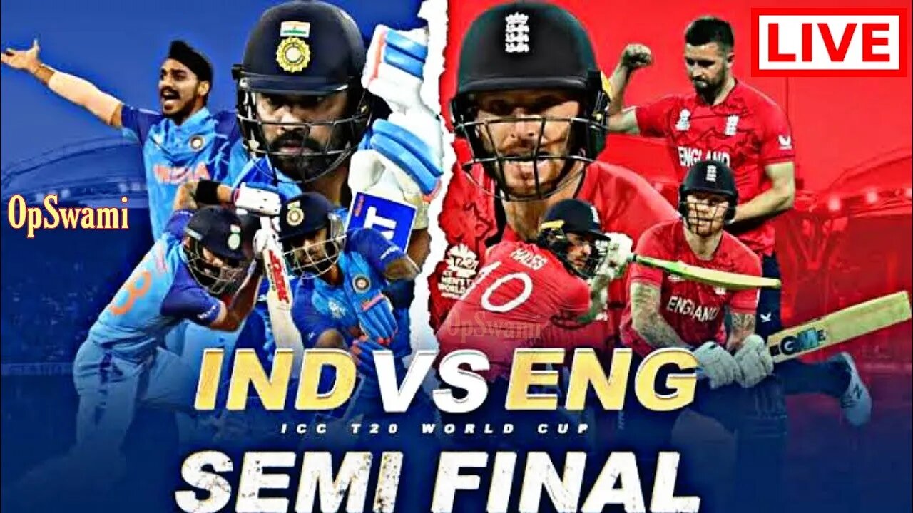 🔴LIVE CRICKET MATCH TODAY | | CRICKET LIVE | IND Vs ENG Semifinal | T20 World Cup | India Vs England