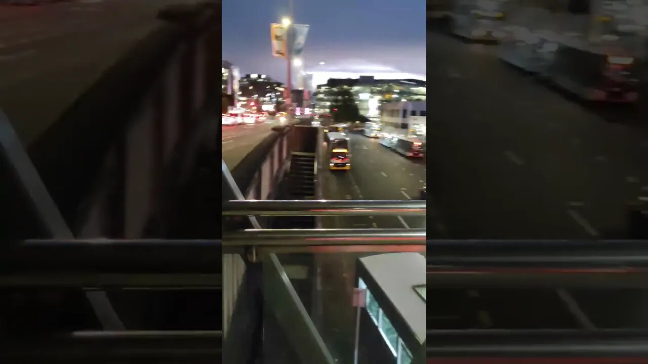 Bridge over rush hour