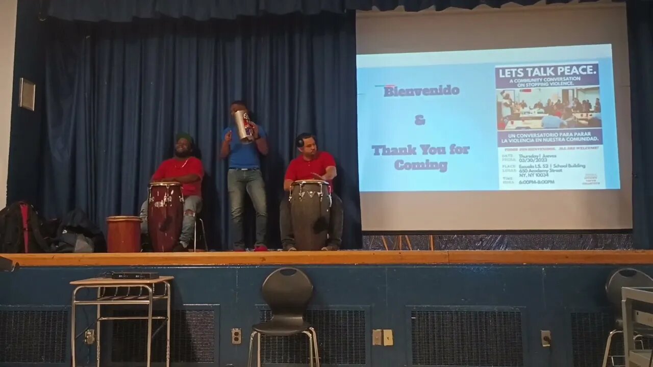 Uptown Youth Collective Let's Talk Peace, A Community Conversation on Stopping Violence Inside IS 52