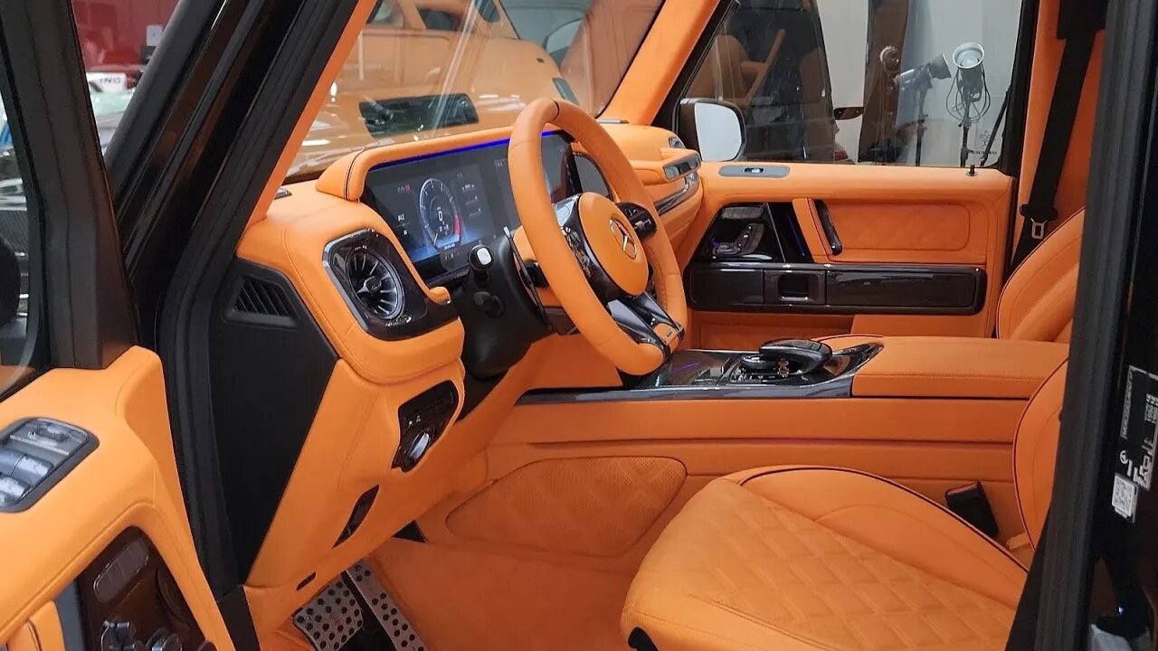 Brabus Masterpiece: Best interiour in the world on this Brabus 800 Mercedes G63 at Daytona