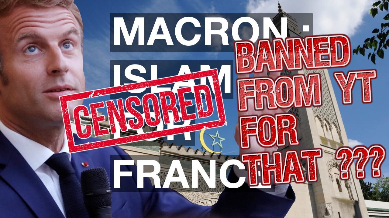 BANNED FROM YOUTUBE : CAN'T TELL THE TRUTH ABOUT ISLAM !! BUILD BACK THE CHANNEL FUTURUS EUROPAE