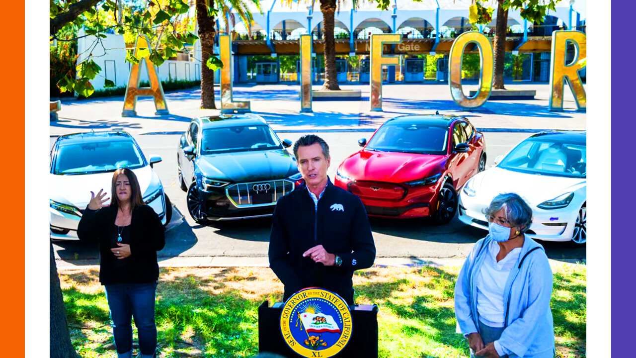 Gavin Newsom Bans Gas Cars