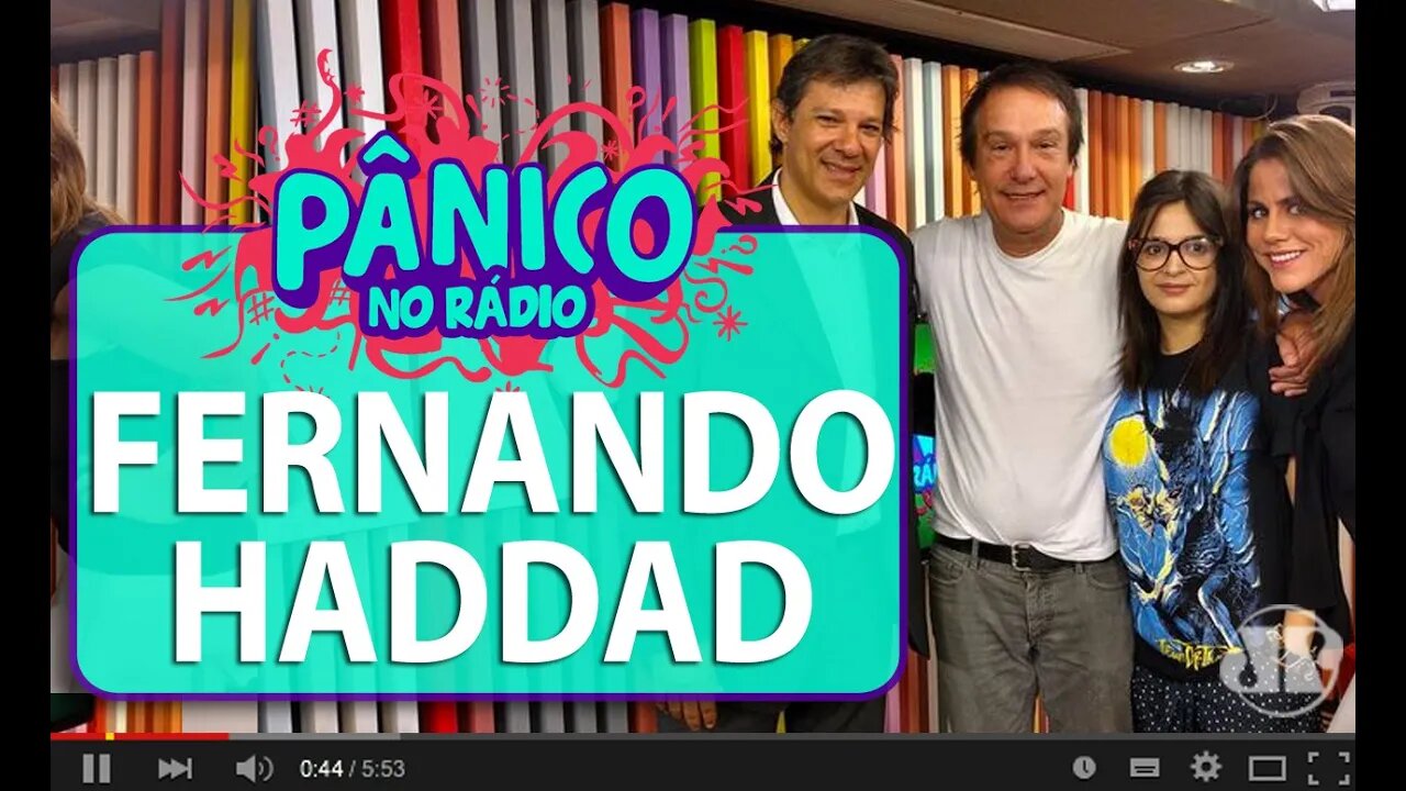 Haddad se defende em relação a ciclofaixas: "não é uma crítica a quem usa carro" | Pânico