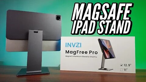 Invzi Magfree Magnetic iPad Stand Gives You The Desktop Experience