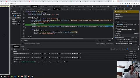 React study | debugging | part 3