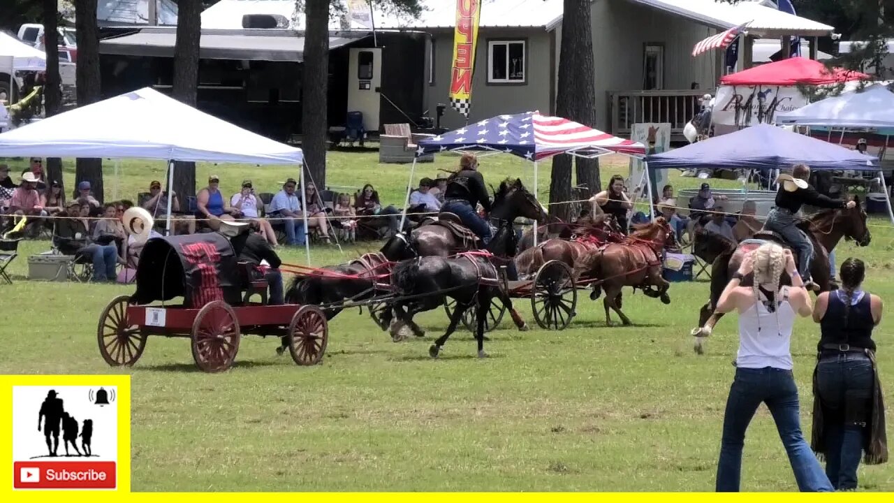 Opening Ceremony & Landrush Wagon Races - What About Bob Chuckwagon Races 2022 | Saturday