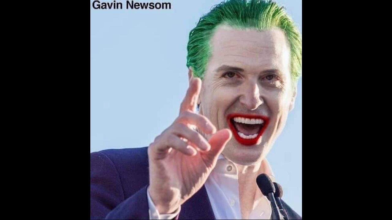 Biden Gets A Massive MAGA Protest Crowd When He Arrives As Newsom Event