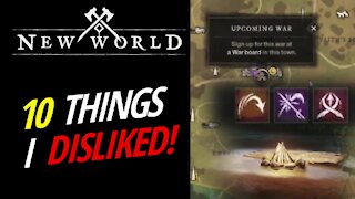 10 Small Things I Disliked In The Closed Beta - New World