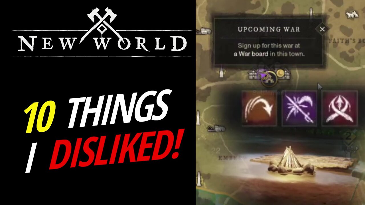 10 Small Things I Disliked In The Closed Beta - New World