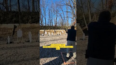 Richmond BGC #uspsa December match Stage 3 Guy #unloadshowclear #idpa