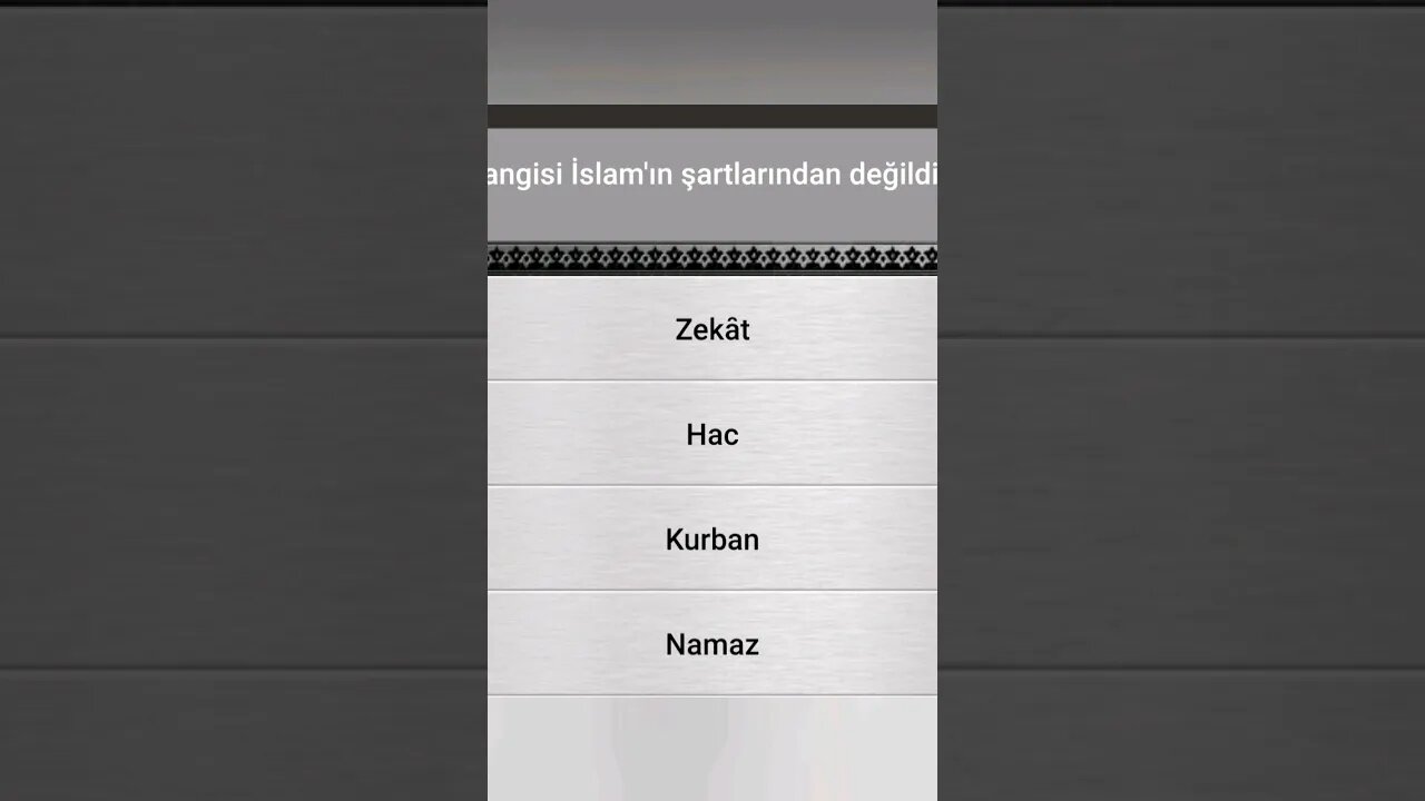 #yarışma #bilgi İSLÂMÎ BİLGİ YARIŞMASI