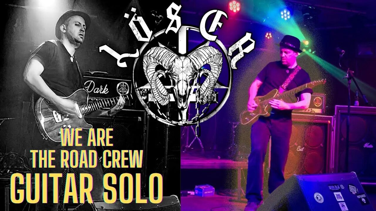 Guitarist Shreds 'We Are The Road Crew' Solo with Epic Feedback! 90s of Pure Rock 'n' Roll!