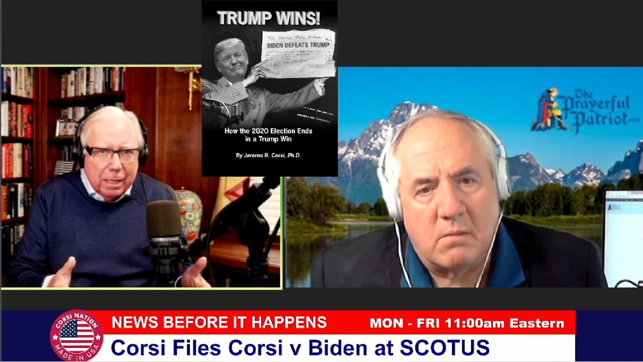 Dr Corsi NEWS 12-08-20: Corsi Files Corsi v Biden at SCOTUS