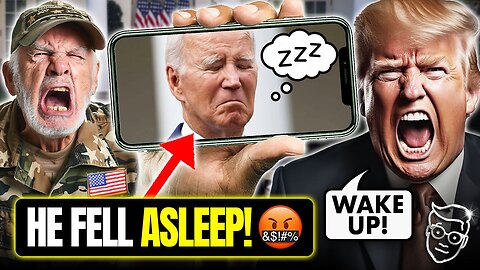 Veterans FURIOUS as Biden Caught Falling ASLEEP On-Camera During Memorial Day Service | 'Disgrace!'