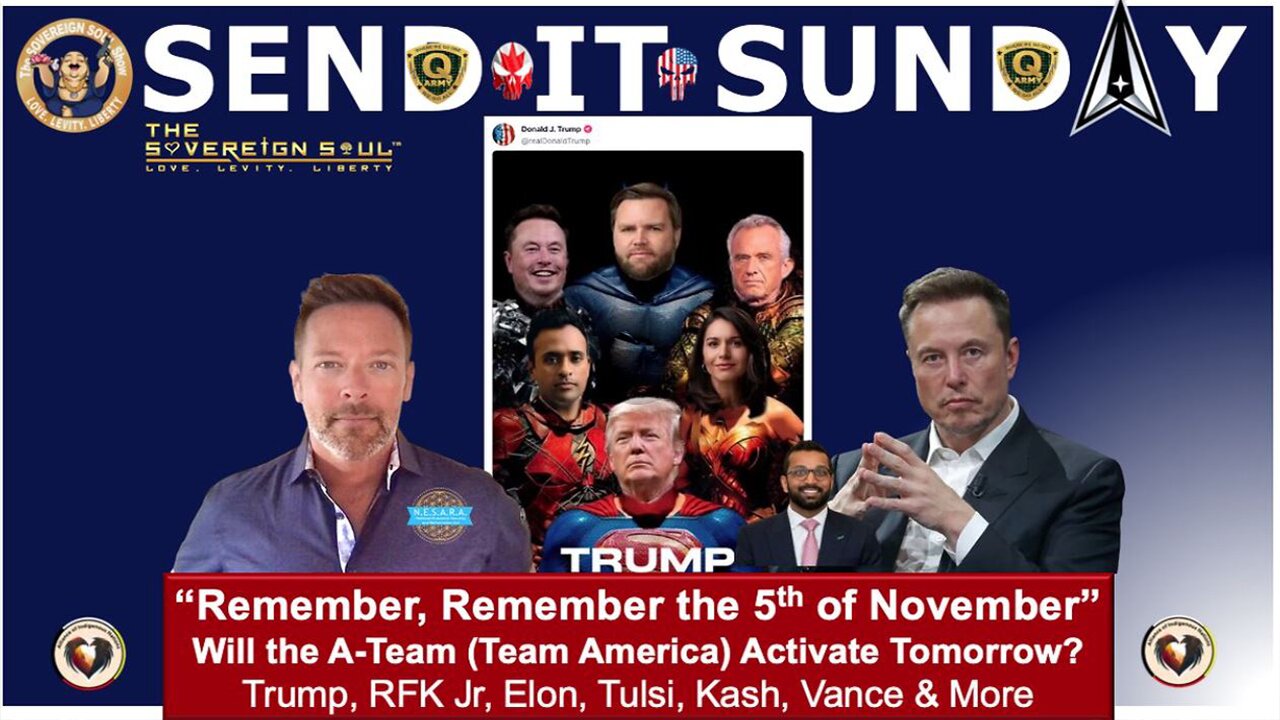 Brad Wozny BIG Intel Nov 18: "45-47 Trump Team America Rfk Jr, Elon & More A Force Multiplier"