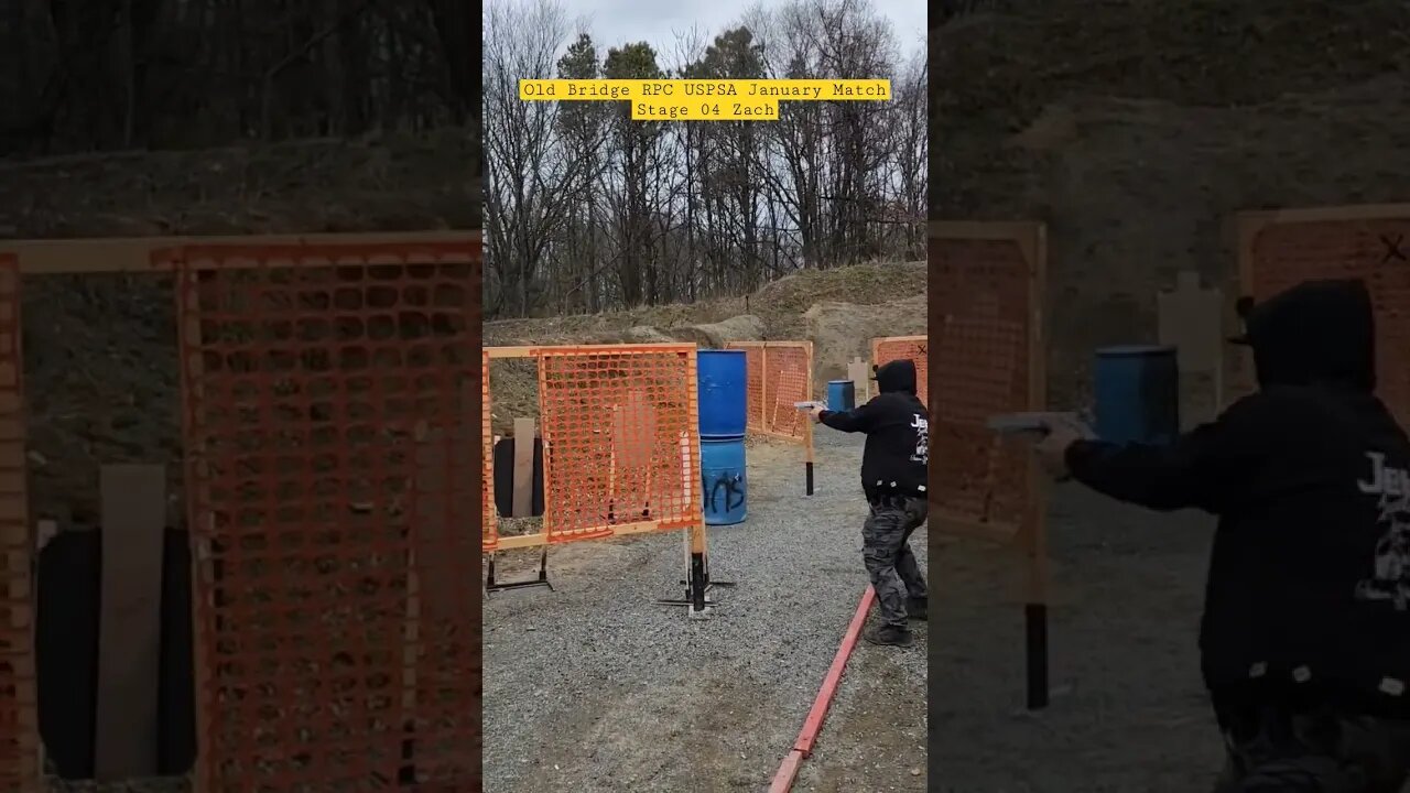 🤯🫡OBRPC #uspsa January Match Stage 04 Zach #unloadshowclear #ipsc