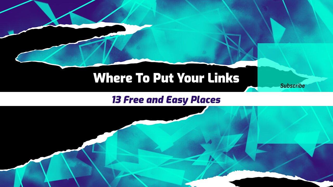 Where To Put Your Links 13 Free and Easy Places