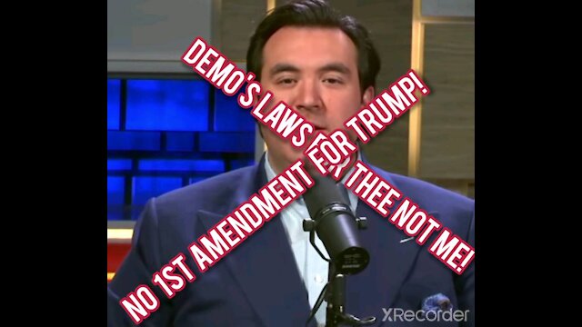 DEMONCRATS! TRUMP HAS NO FIRST AMENDMENT!