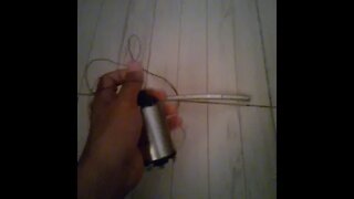 Watch LED Lights Powered By Hand Cranked Motor