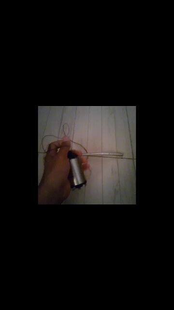 Watch LED Lights Powered By Hand Cranked Motor