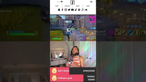Mercury playing Fortnite live on TikTok ￼