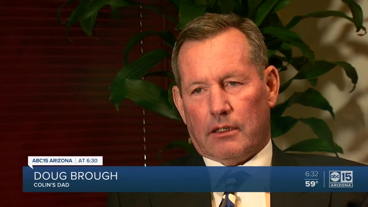 Colin Brough's father speaks out