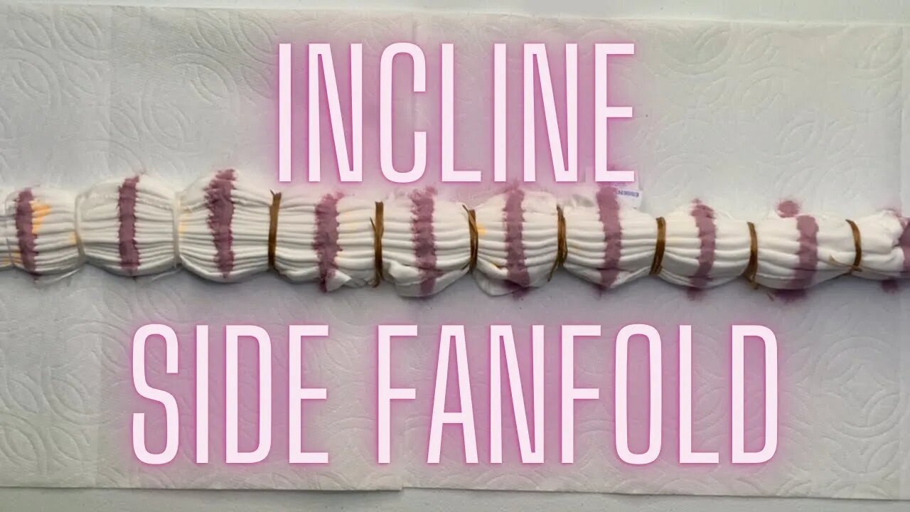 Tie-Dye Designs: Incline Side Fanfold - Misty Rose