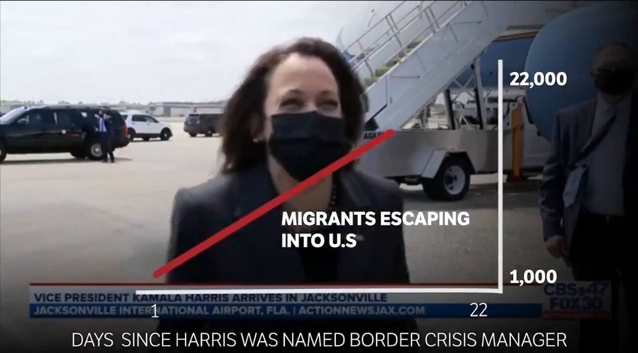 22K Illegal Migrants Have Entered Since Kamala Was Named Border Crisis Manager