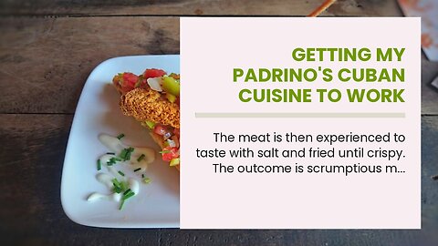 Getting My Padrino's Cuban Cuisine To Work