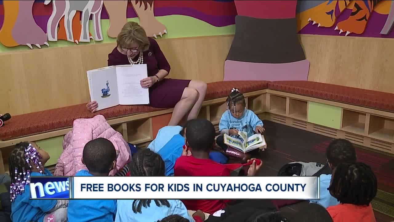 New program coming to Cuyahoga County will give free books to children every month