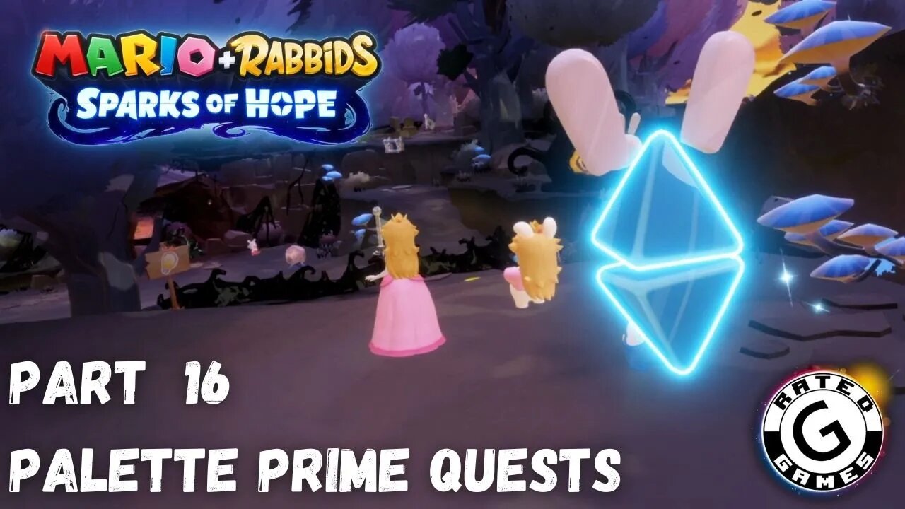 Mario + Rabbids Spark of Hope Gameplay - No Commentary Walkthrough Part 16 - Palette Prime Quests