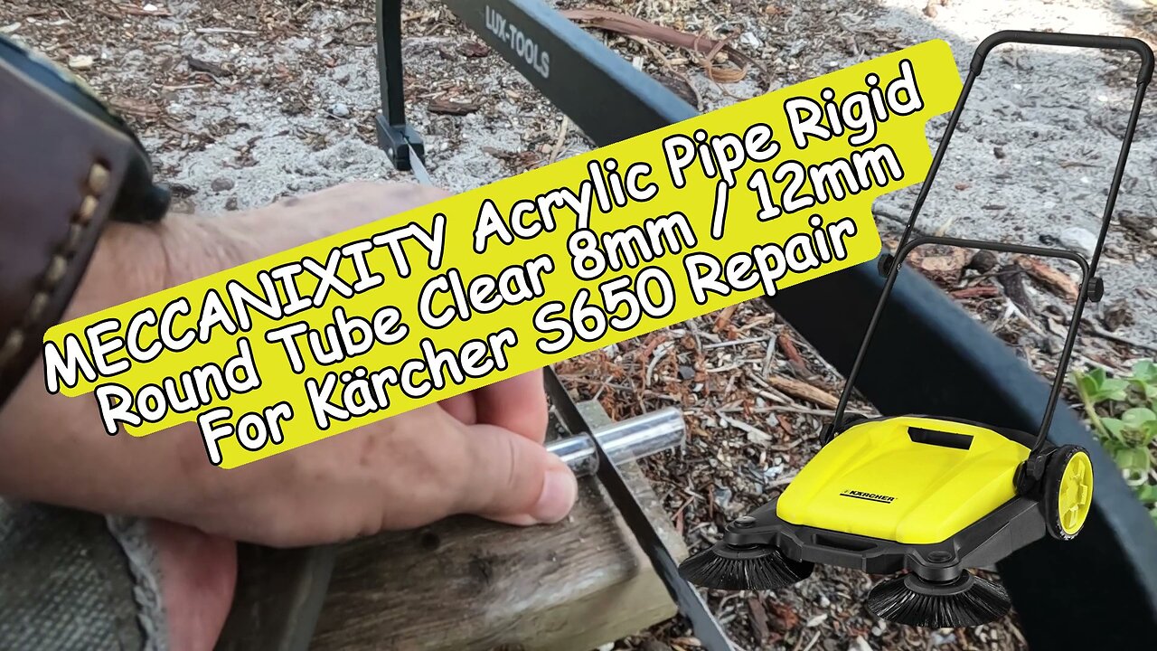 Karcher S650 Push Sweeper Broom Axle Replacement / Repair Guide