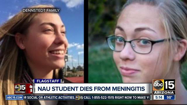 NAU student stricken with a rare type of meningitis has died