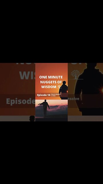 One Minute Nugget of Wisdom Episode 16 part 1 #shorts