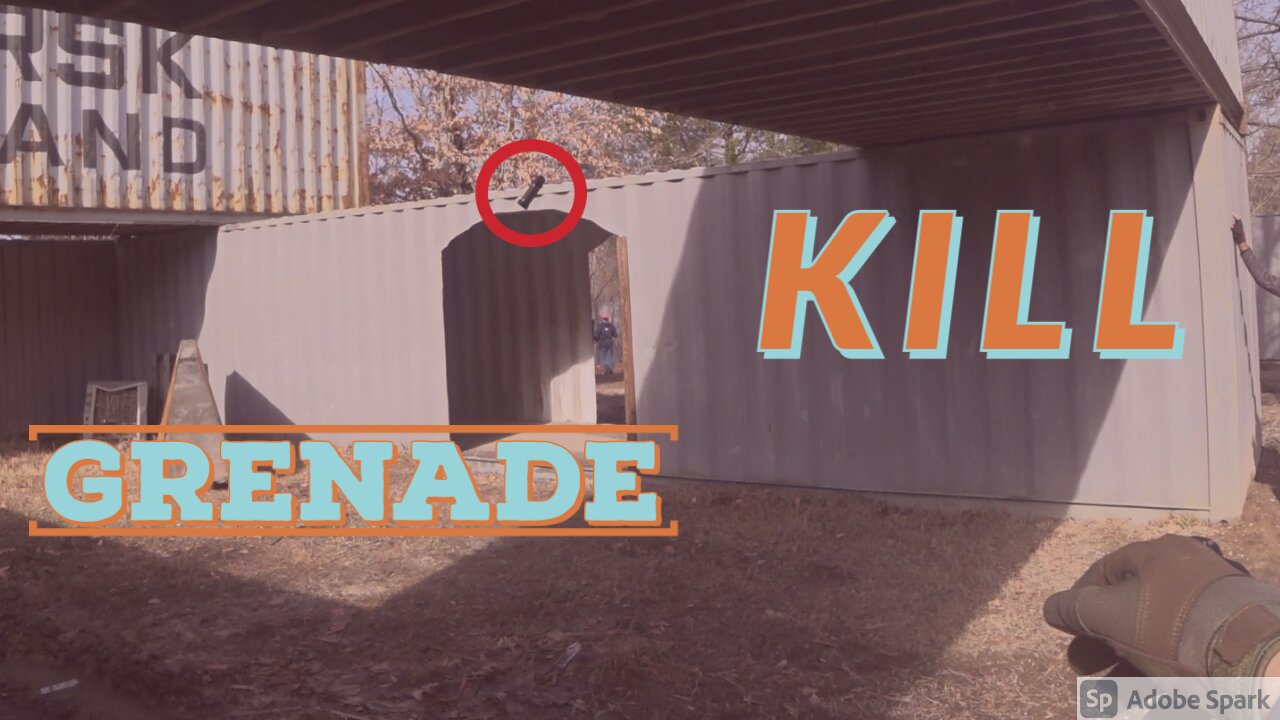 Grenade kill at Ballahack Airsoft 1-2-21