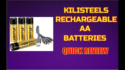 Perfect for Remote Controls! Rechargeable Lithum Ion AA Batteries - Kilisteels