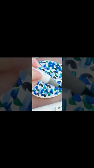 WATERCOLOR ALCOHOL MARKER TECHNIQUE #polymerclay #polymer