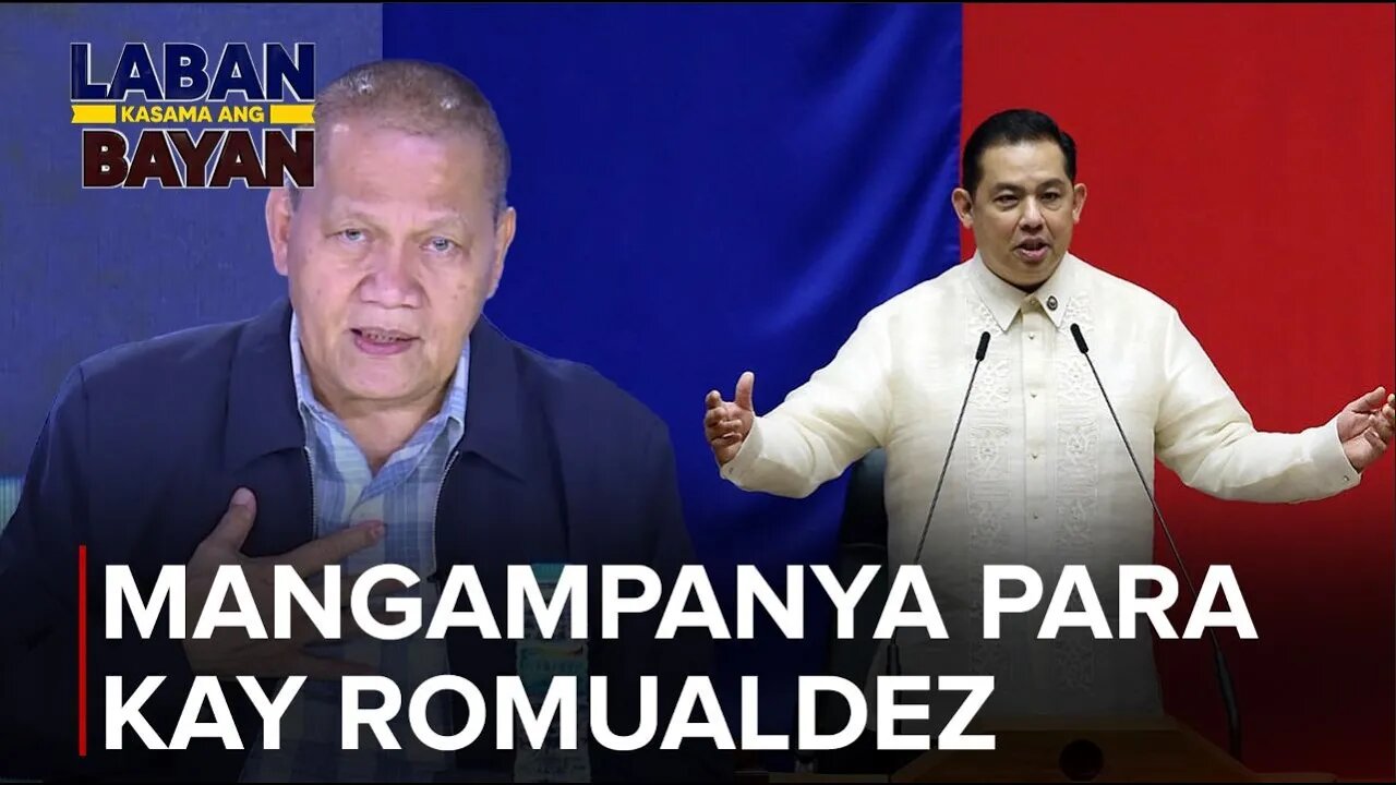 Peter Mutuc, handang mangunguna sa kampanya para kay Romualdez; pero dapat ibagsak niya ang N*P*A