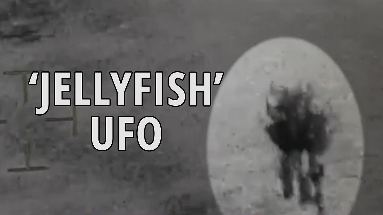 'Jellyfish' UFO flying by US base in Iraq