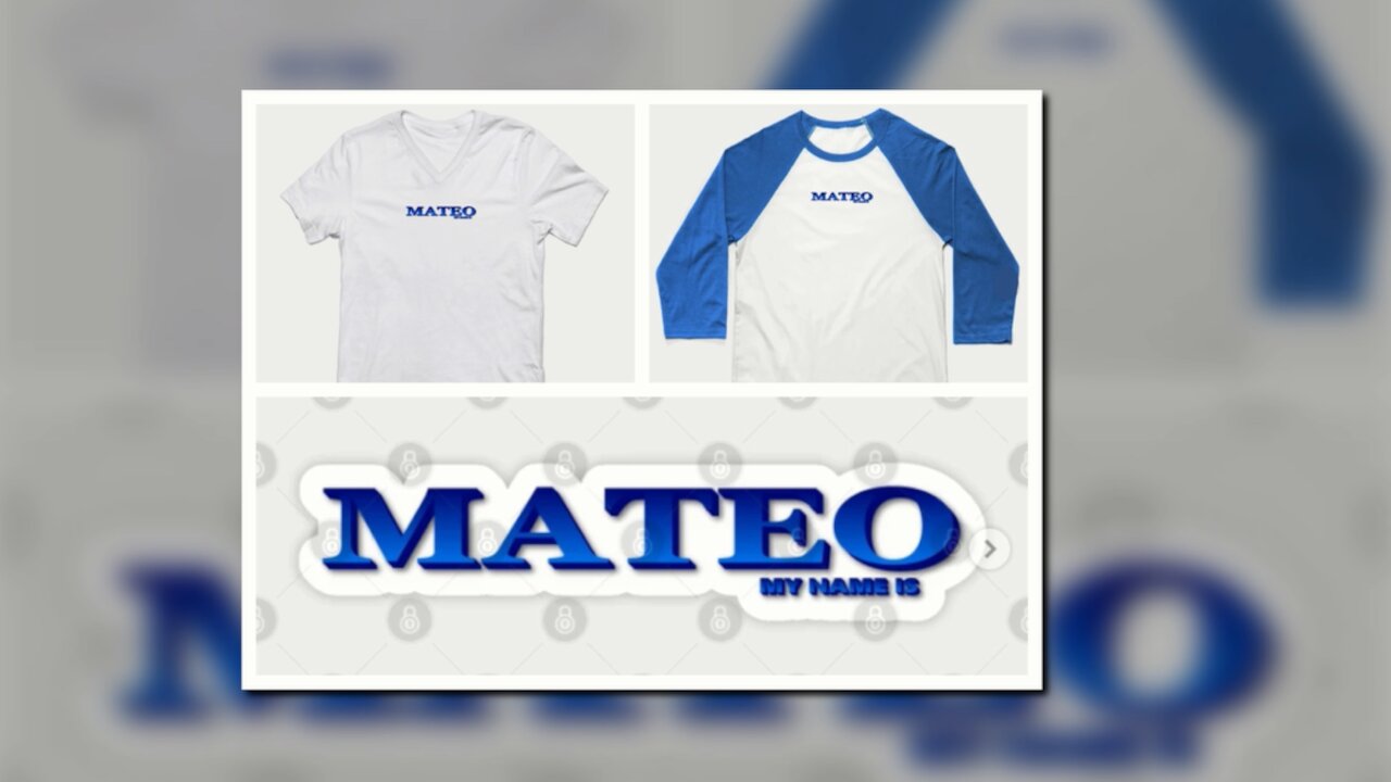 MATEO. MY NAME IS MATEO. SAMER BRASIL (TEEPUBLIC)