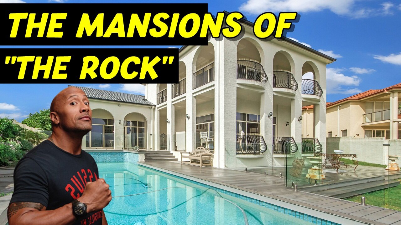 Dwayne "THE ROCK" Johnson, and his Florida and Georgia mansions.