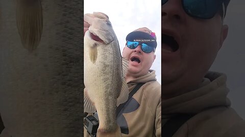 Giant Winter bass Caught #pb #giantbass giant