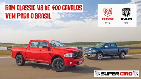 Ram Classic com motor V8 de 400 cv chega no Brasil #CANALSUPERGIRO