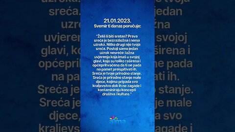Poruka Svemira 21.01.2023. 💙