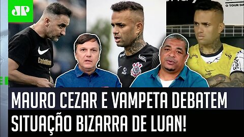 "Cara, o que PARECE é que o Luan..." Mauro Cezar e Vampeta DEBATEM situação BIZARRA no Corinthians!