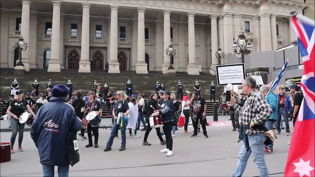 Good vibes winding up another SAT MELB FREEDOM RALLY 8 10 2022