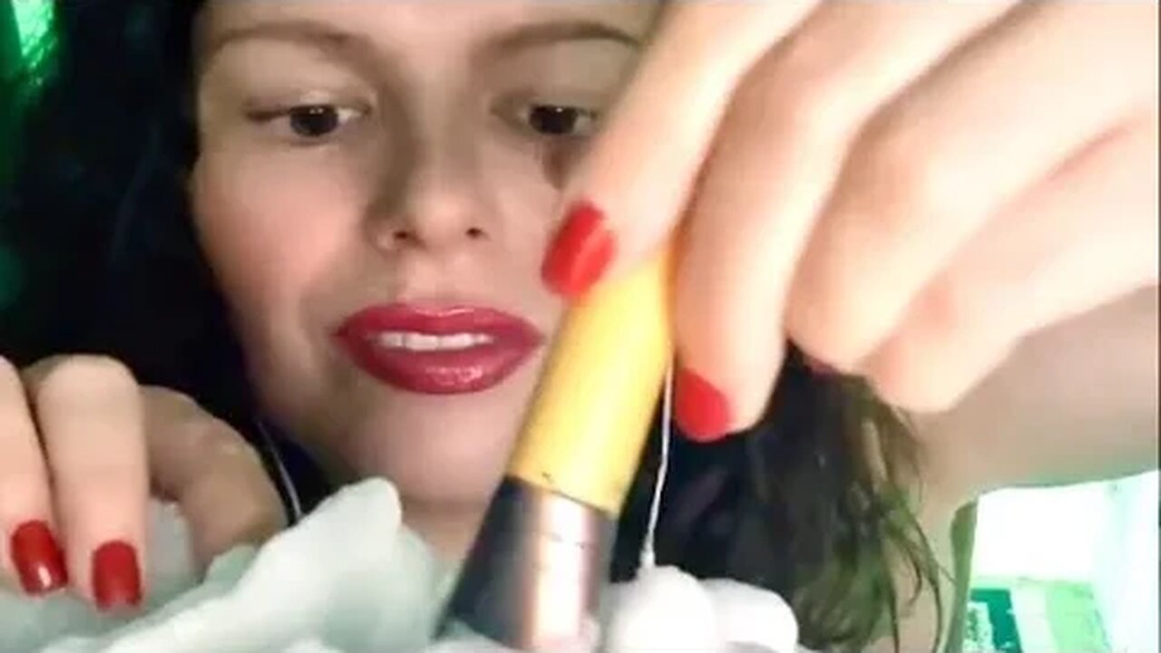 ASMR Foam Brushing 💚 Makeover & Tapping (no talking) 💚 Live 75 💚 Steffi Nova #ASMR
