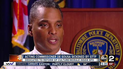 De Sousa apologizes to Baltimore for GTTF