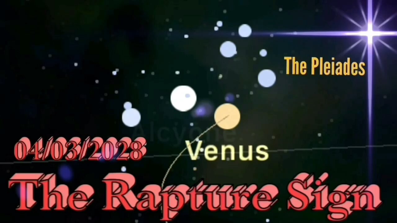 The True RAPTURE Sign