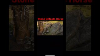 Stone Defeats Horse